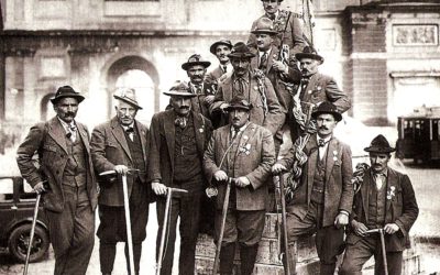 Le guide alpine delle Valli di Lanzo al raduno di Roma del 1929