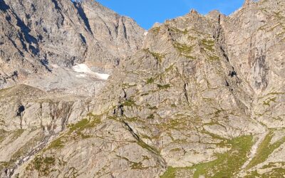 Quota 2450m della Dent d’Ecot – Via Occhi nella Notte